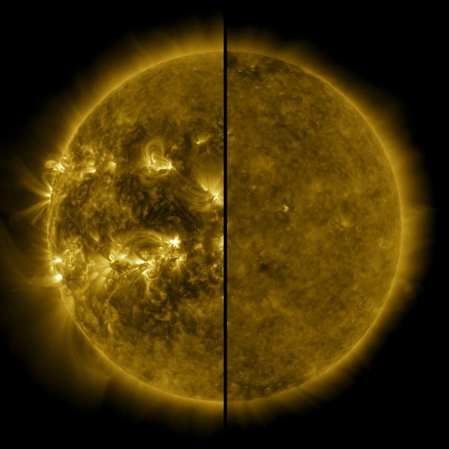Sau khi Mặt Trời đi vào trạng thái không hoạt động, cường độ bức xạ Mặt Trời giảm sẽ khiến nhiệt độ Trái Đất giảm xuống. Ảnh: Zhihu